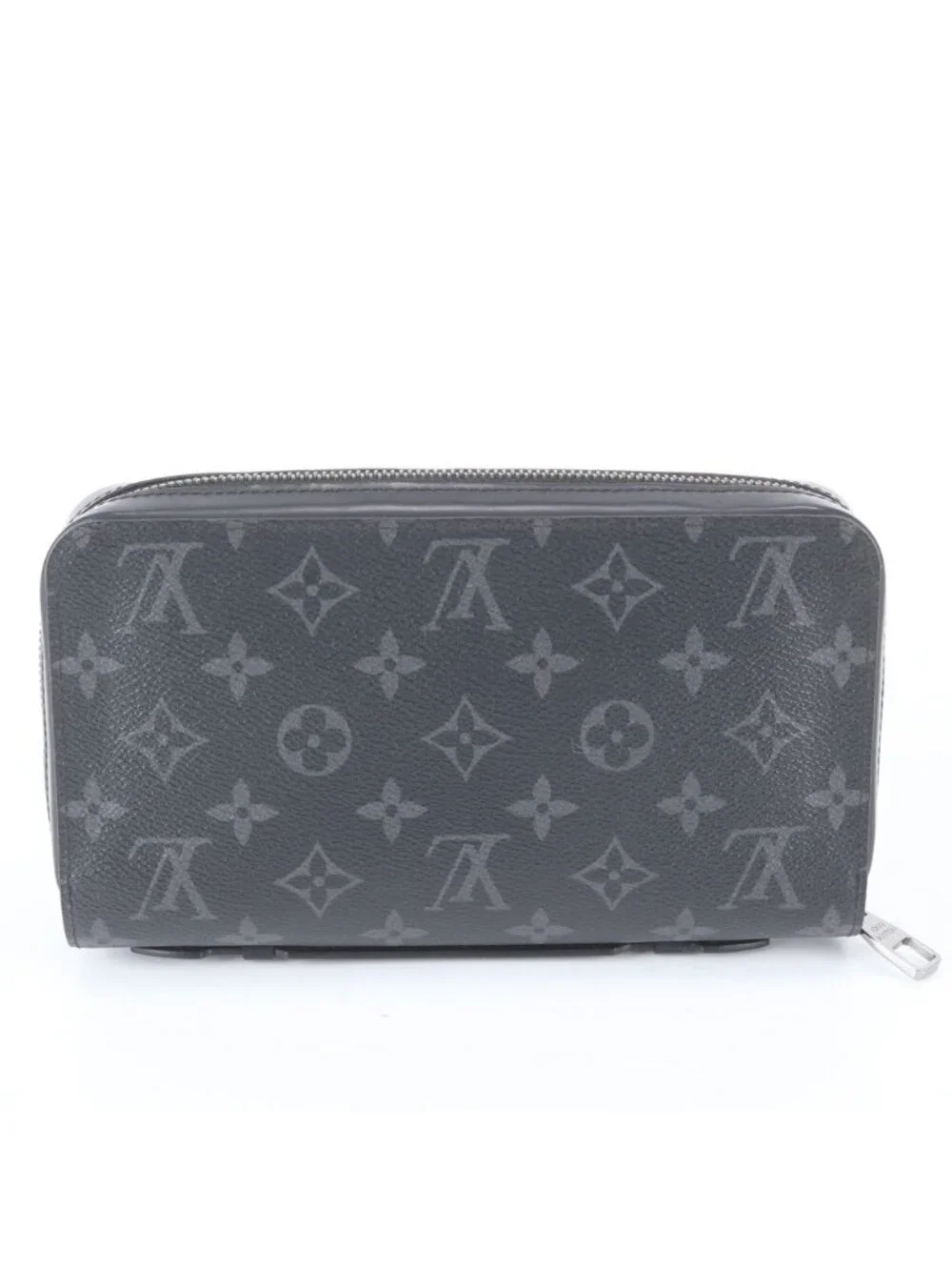 Louis Vuitton Monogram Eclipse Zippy Leather Wallet